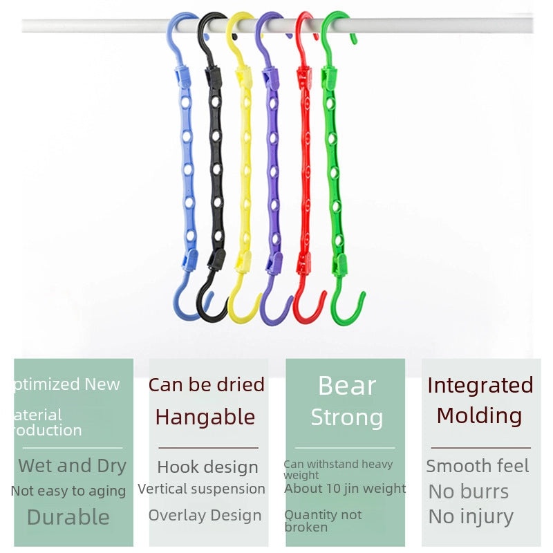 Multifunctional Non-slip Windproof Clothes Hanger with Five Holes|Home Storage & Organization