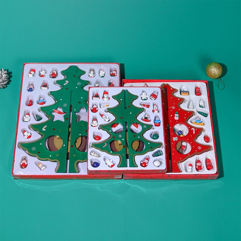 Handmade Wooden Christmas Decorations for Desktop Kids Toys and Window Ornaments | Christmas Decorations & Gifts