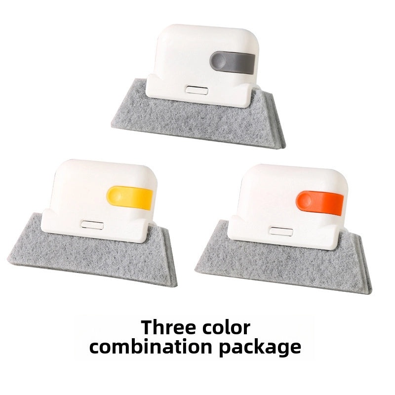 Two-in-One Removable Window Groove Cleaning Brush for Door, Window, and Glass Dead Angle Cleaning|Home Cleaning Tools