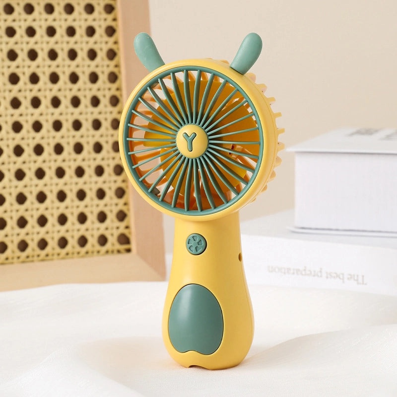 Mini Portable Solid Color Plastic Fan|Home & Garden Accessories