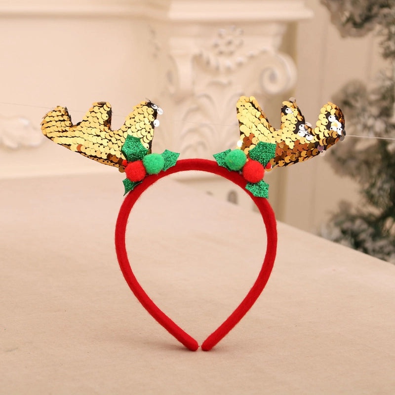Christmas Snowman and Reindeer Antler Hair Bands Nonwoven Party Accessories|Festive Party Supplies