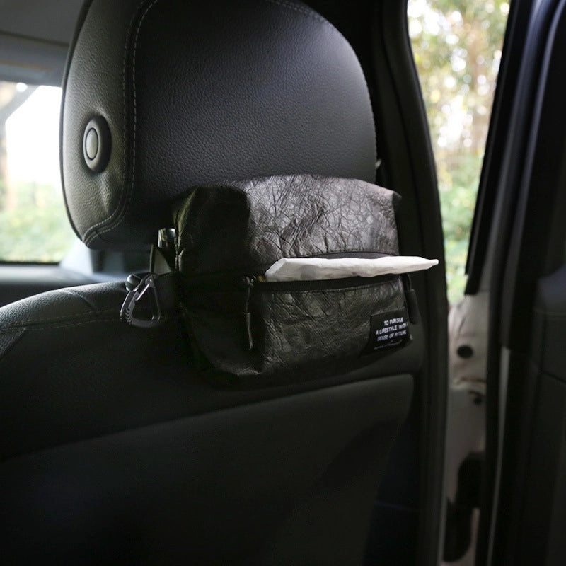 Portable DuPont Paper Tissue Box Storage Bag for Outdoor Camping Car Hanging | Outdoor Gear