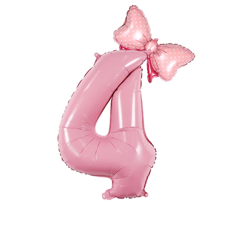 Modern Number Birthday Balloons Aluminum Foil Classic Basic Style | Party Decorations Balloons