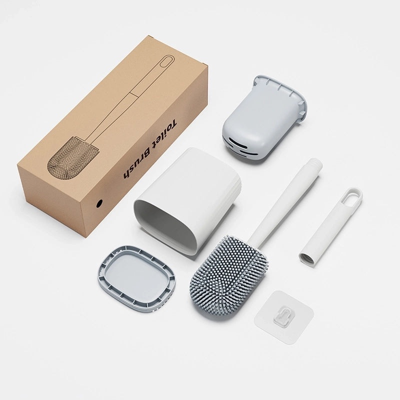 Minimalist Solid Color Toilet Brush for Home Cleaning | Household & Cleaning Supplies
