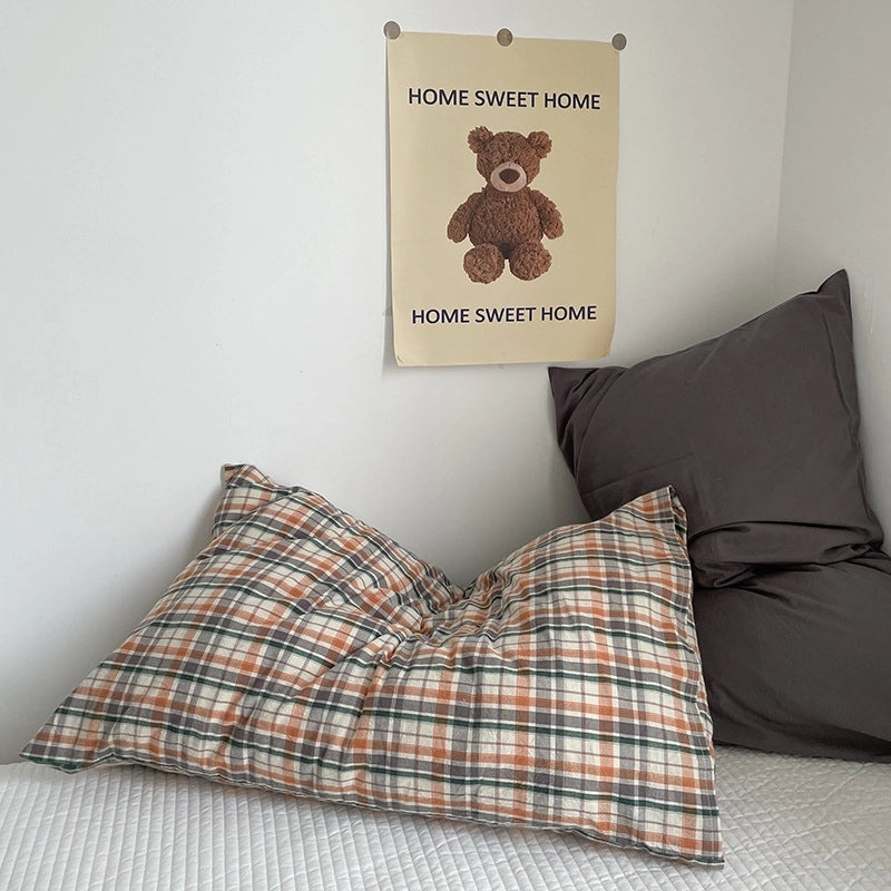 Cotton Lattice Pattern Pillow Covers for Couch and Sofa Decor | Home Decor & Pillow Covers