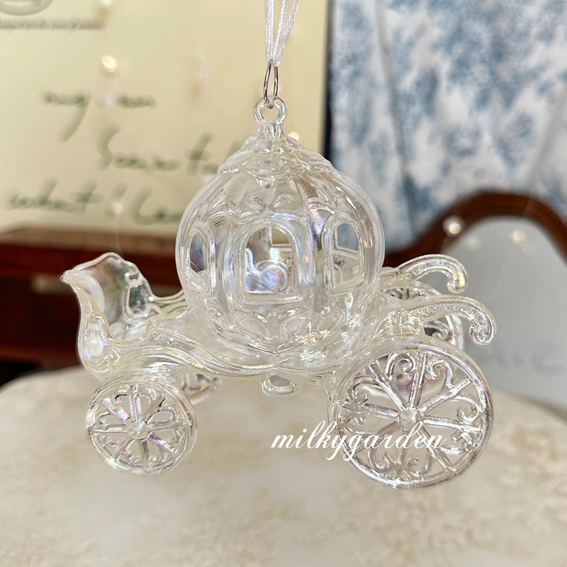 Milky Garden Glitter Christmas Tree Pendant Snowflake Star Angel Garland Hanging Ornament|Christmas Decorations