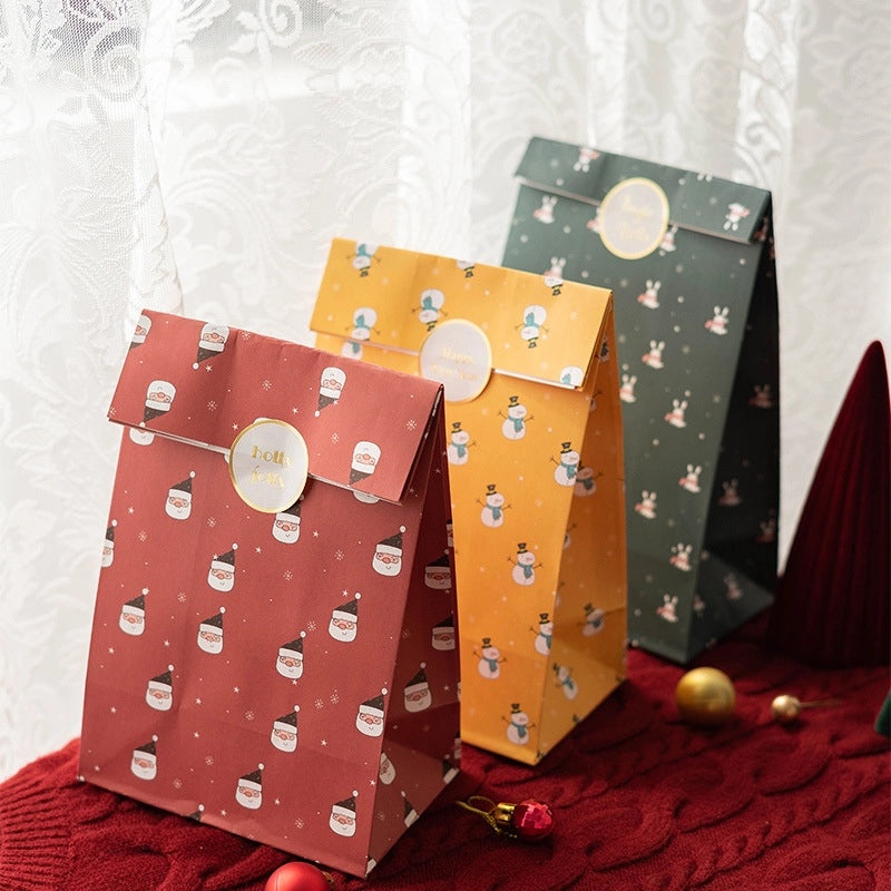Christmas Snowman Gift Bags Festive Wrapping Supplies for Holiday Presents|Gift Wrapping Supplies