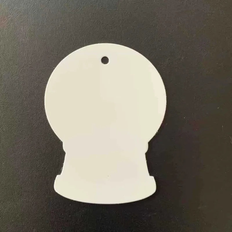 0.8mm Double-Sided Sublimation Christmas Pendant Blank for DIY Thermal Transfer | Jewelry & Accessories