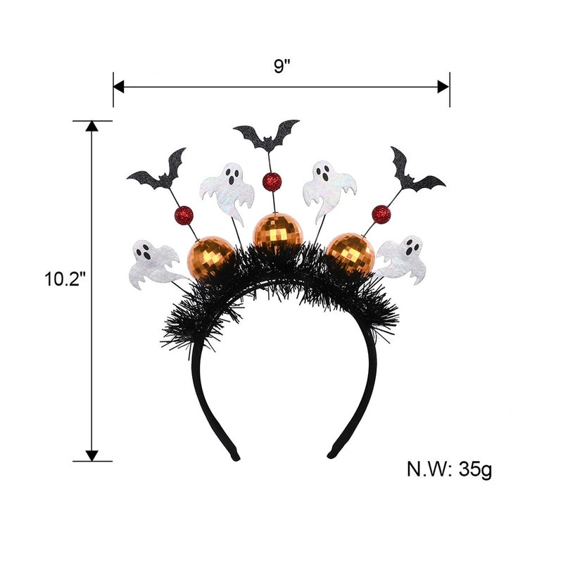 Halloween Ghost Glitter Headband for Party|Party Accessories
