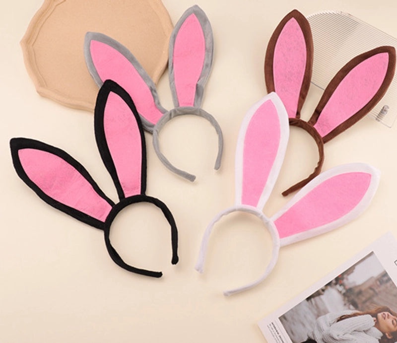 Easter Bunny Ear Headband Cute Kids Cosplay Party Hair Accessory European Holiday Style|Kids Accessories