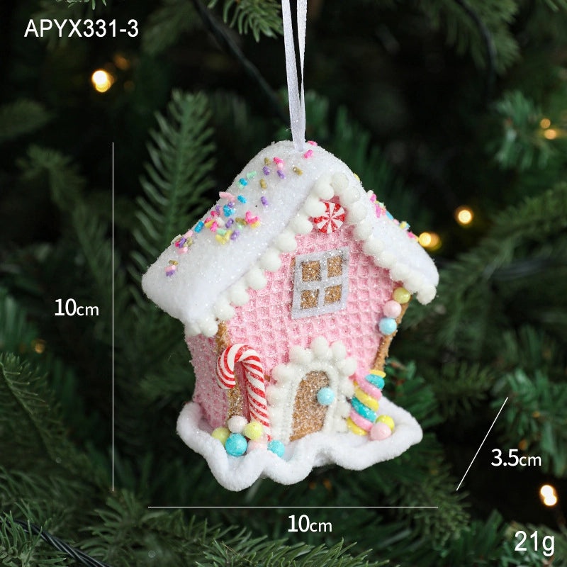 Adorable Pastoral Ice Cream Snowman Foam Hanging Ornaments for Casual Holiday Party Decorations|Holiday Ornaments