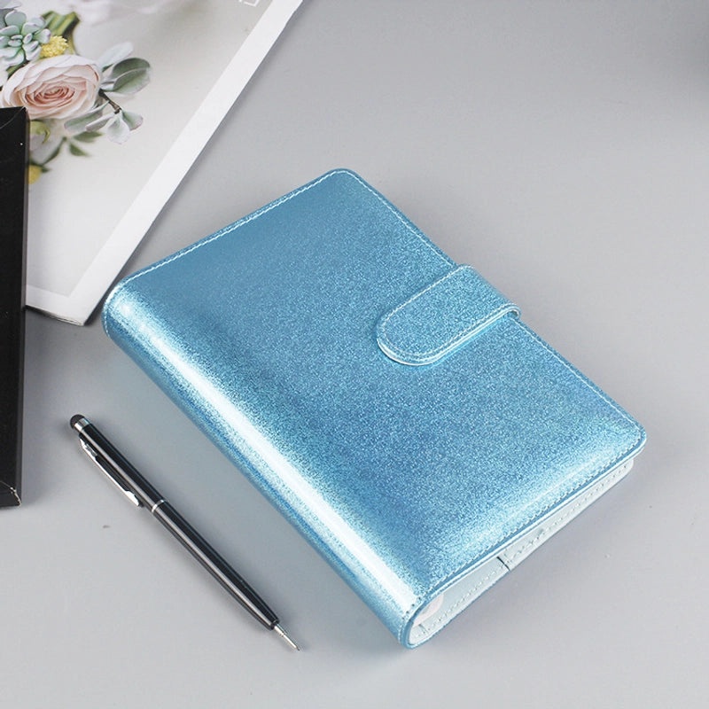Solid Color Spiral Notebook with PU Leather Cover for School Learning|Stationery & Office Supplies