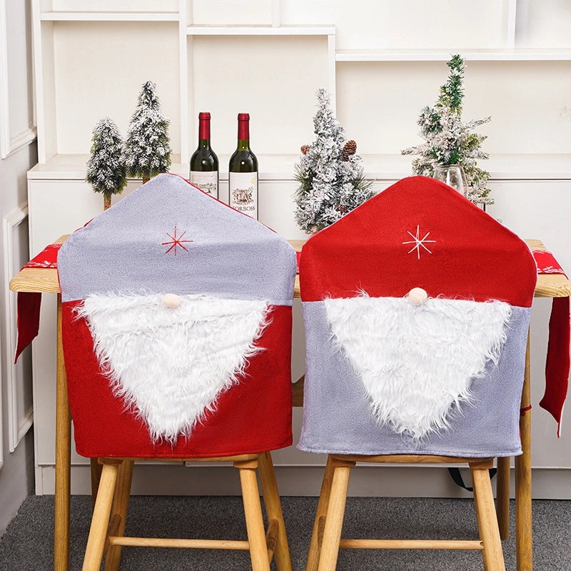Christmas Santa Claus Chair Cover for Party Decoration | Home Decor & Party Supplies