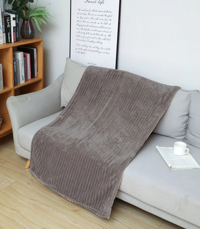 Flannel Coral Fleece Air Conditioning Blanket Small Soft Lambswool Nap Sofa Throw|Home Textiles & Blankets