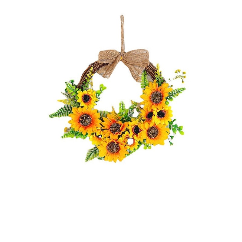 Sunflower Bee Festival Wreath for Door Decoration|Home Decor Seasonal Wreaths