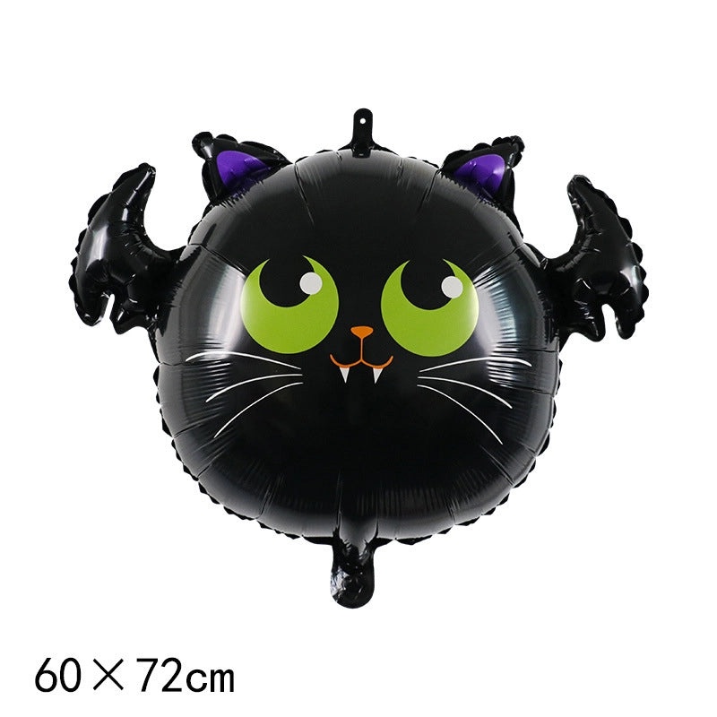 Halloween Hip-Hop Ghost Pattern Aluminum Foil Balloons for Party Festival Decoration|Party Supplies Balloons