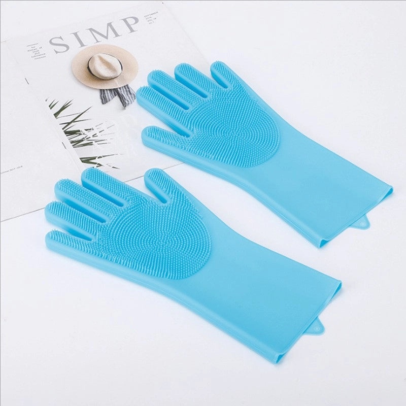 Durable Solid Color Rubber Pet Grooming Tool for Easy Hair Removal|Pet Grooming Supplies