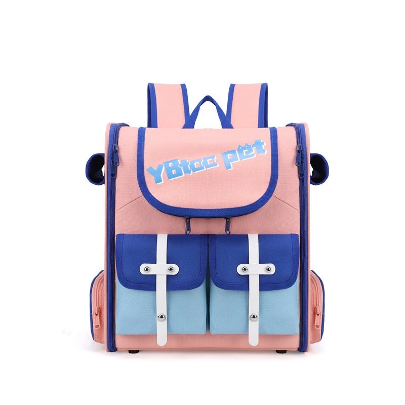 Portable Breathable Cat Carrier Bag Oxford Cloth Scratch Resistant Foldable Pet Backpack for Travel|Pet Carriers & Backpacks