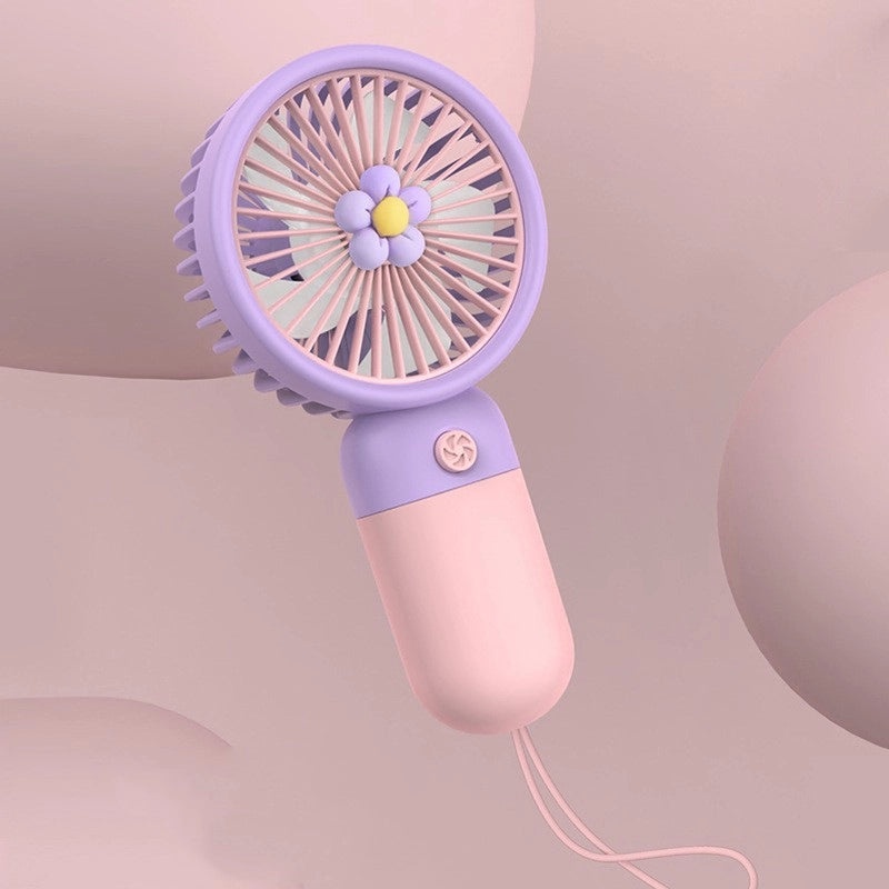 Mini Portable Solid Color Plastic Fan|Home & Garden Accessories