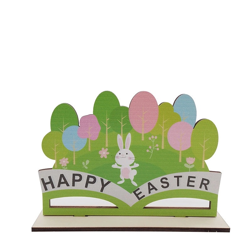 Easter Casual Elegant Wooden Letter Boxwood Table Decoration for Holiday Banquet Party 1 Piece|Home Decor