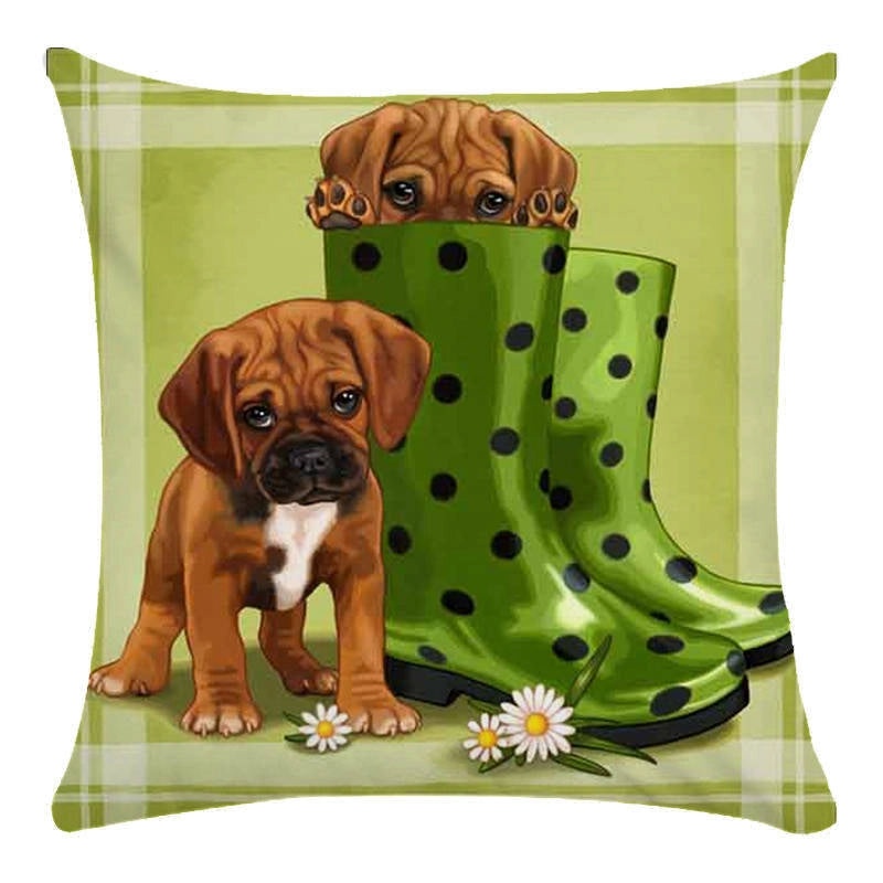 Halloween Plush Dog Lollipop Flower Decorative Pillow for Couch & Sofa | Home Decor