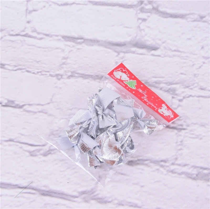 Christmas Elegant Bow Knot Hair Accessory Flocking Party Festival Decoration|Hair Accessories