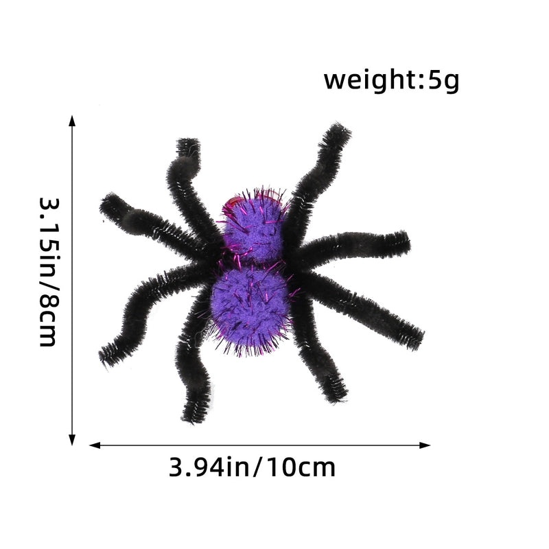 Halloween Spider Hairball Hairpin Funny Hip-Hop Style Iron Party Accessory | Hair Accessories