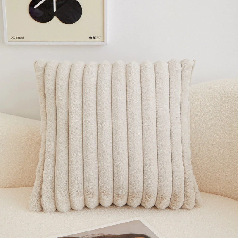 Cozy Minimalist Solid Color PP Cotton Plush Throw Pillow for Home Decor|Home Textile Accessories