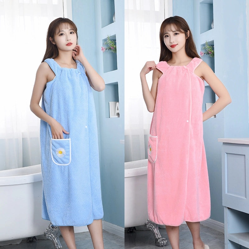 Extra Large Over The Knee Bath Towel Skirt for Adults | Bath & Body Accessories