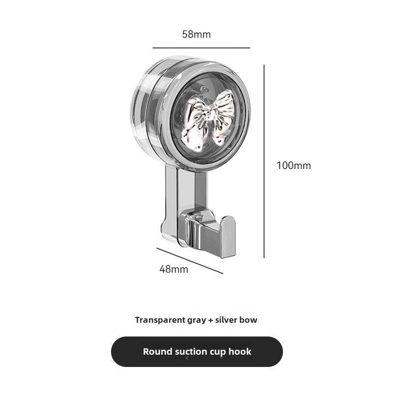 Rotary Strong Suction Cup Hook Non-perforated Seamless Load-bearing for Kitchen Bathroom Towel Door|Home Organization & Storage