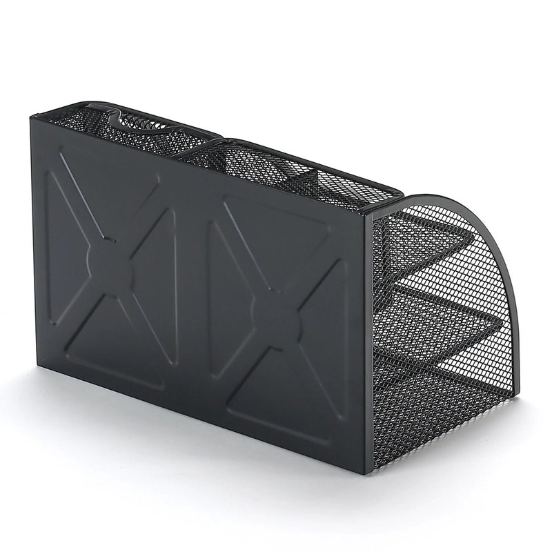 Creative Metal Pen Holder Hollow Desktop Organizer Stationery Storage Box | Office Supplies