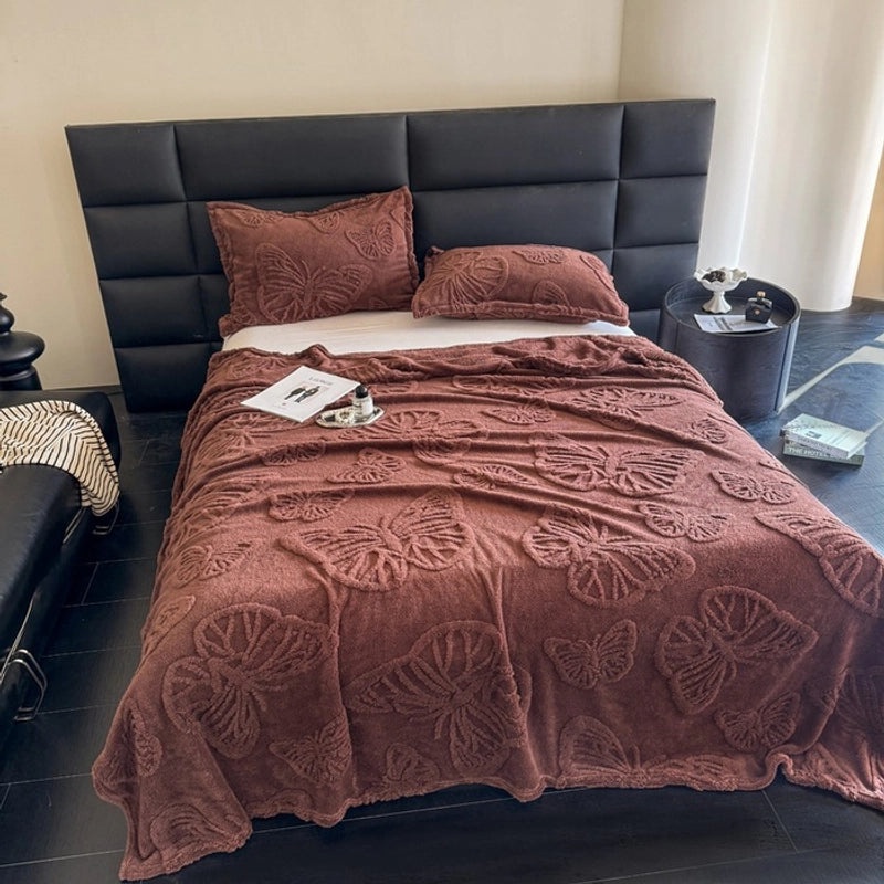 Cozy Soft Solid Color Polyester Throw Blanket|Home & Living Textiles