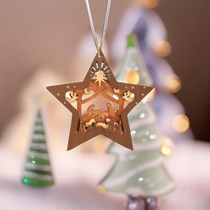 Christmas Minimalist Wooden Jewelry | Accessories