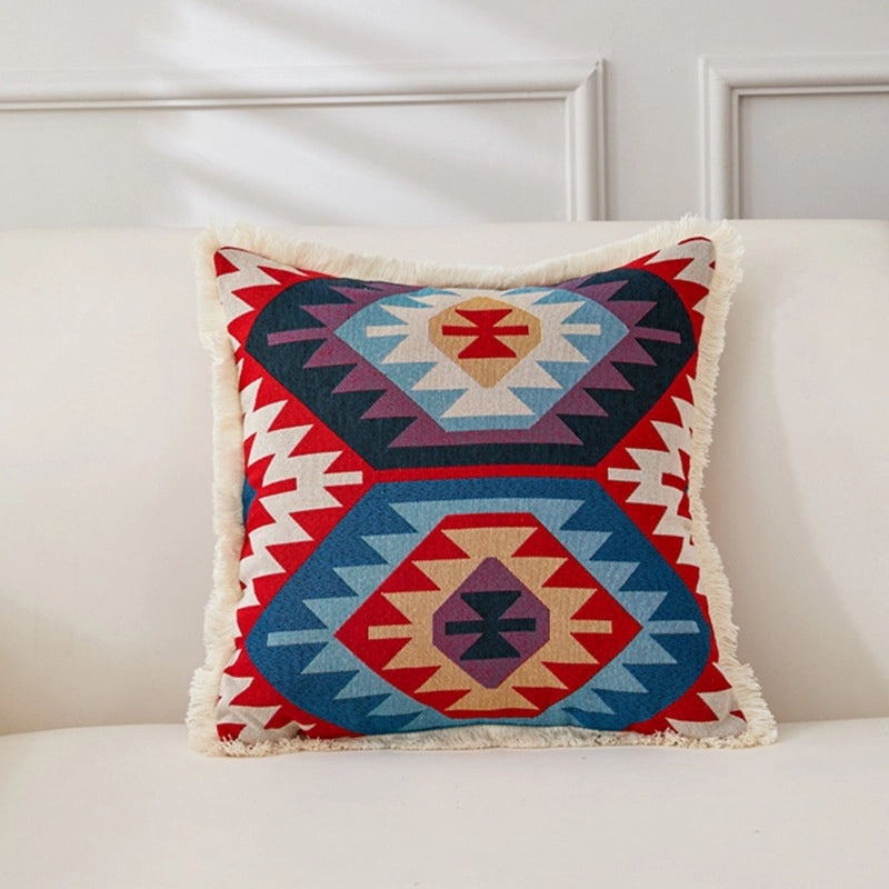 Minimalist Geometric Cotton Linen Pillow Covers for Home Decor | Home Textiles & Bedding