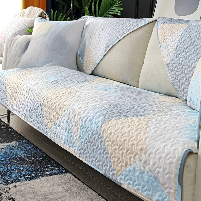 Four Seasons Cotton Sofa Cushion Non-slip Soft Cover Luxury Sofa Towel Protector|Home Decor Sofa Accessories
