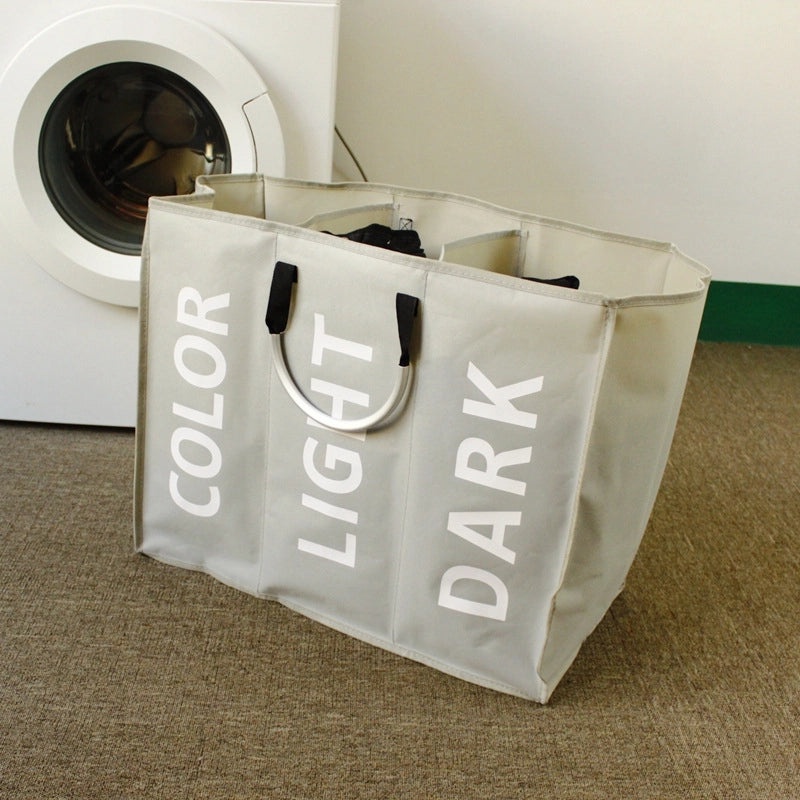Oxford Cloth Laundry Bag with Aluminum Handle | Laundry Storage & Organization