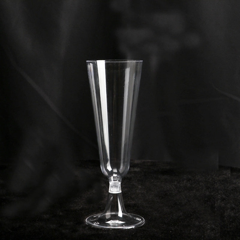 Phnom Penh Clear Plastic Goblet Dessert Cups Disposable Mousse Jelly Pudding Wedding Party Tableware|Disposable Dessert Cups