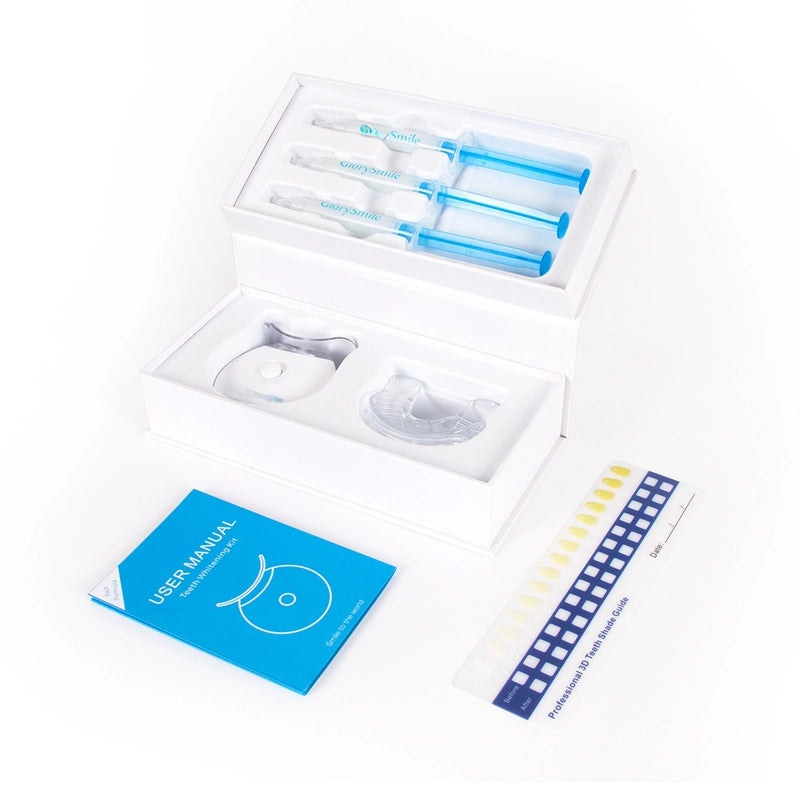 Teeth Whitening Device Kit with Special Gel for Home Use | Oral Care & Whitening Tools