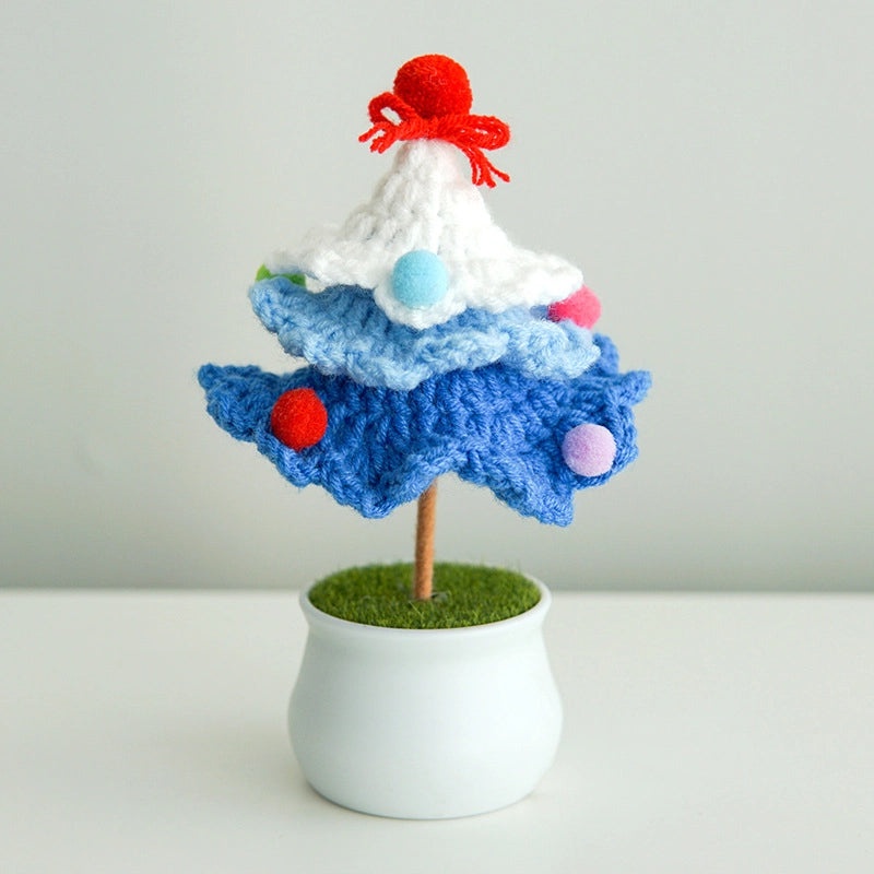 Nordic Christmas Tree Yarn Decoration Cute Modern Festival Party Ornament|Home Decor