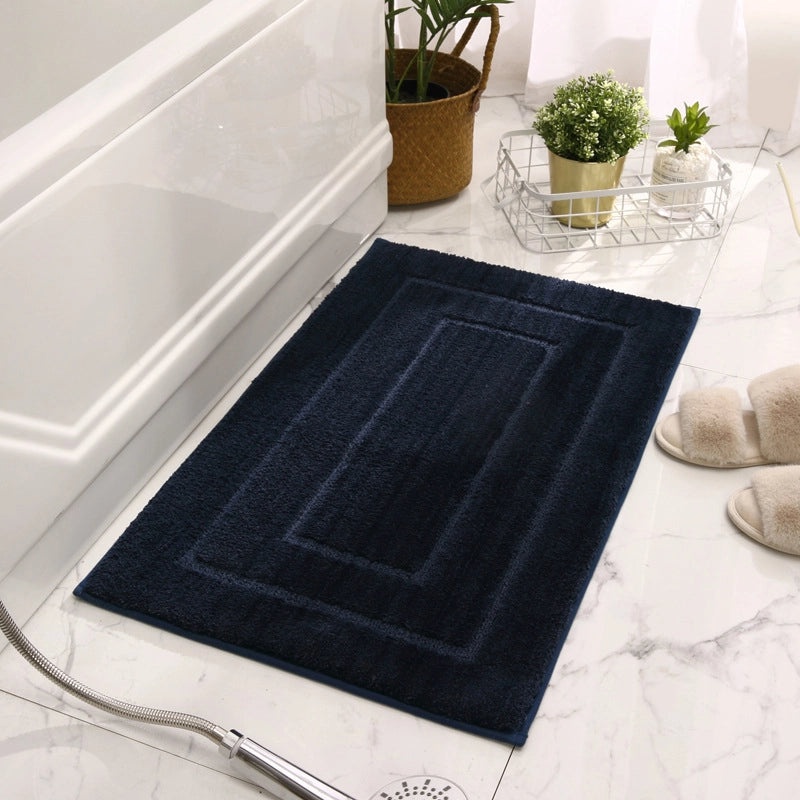 Casual Solid Color Polyester Bath Mat for Bathroom|Bath Mats & Rugs