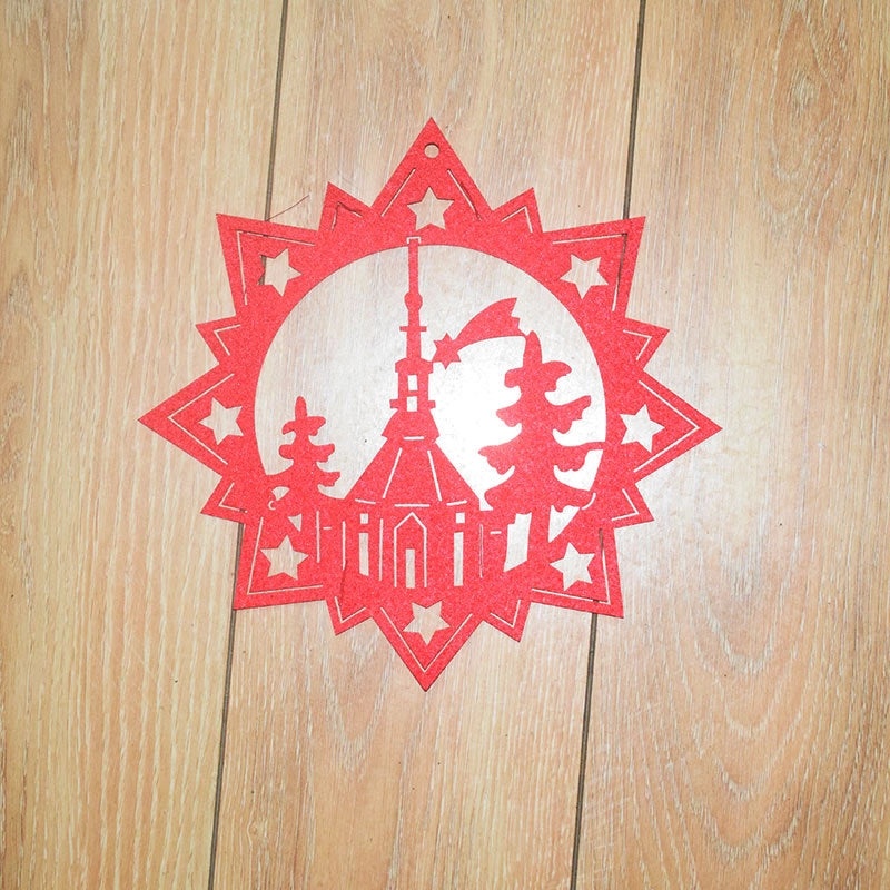 Red Christmas Pendant Decorations for Home | Christmas Ornaments