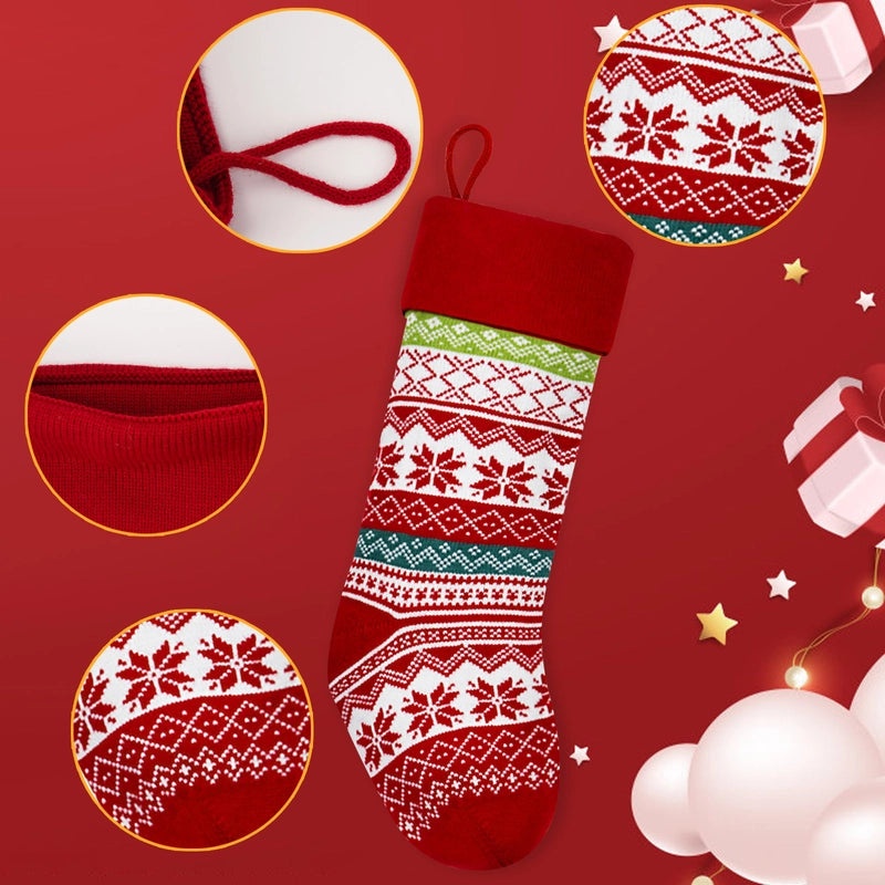 Minimalist Christmas Socks Hanging Ornaments | Holiday Decorations