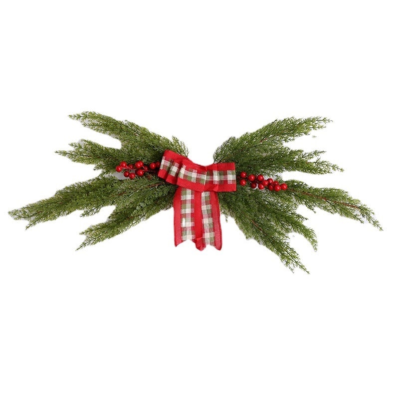 European Style Christmas Rattan Wreath Wall Hanging Door Decoration | Christmas Home Decor