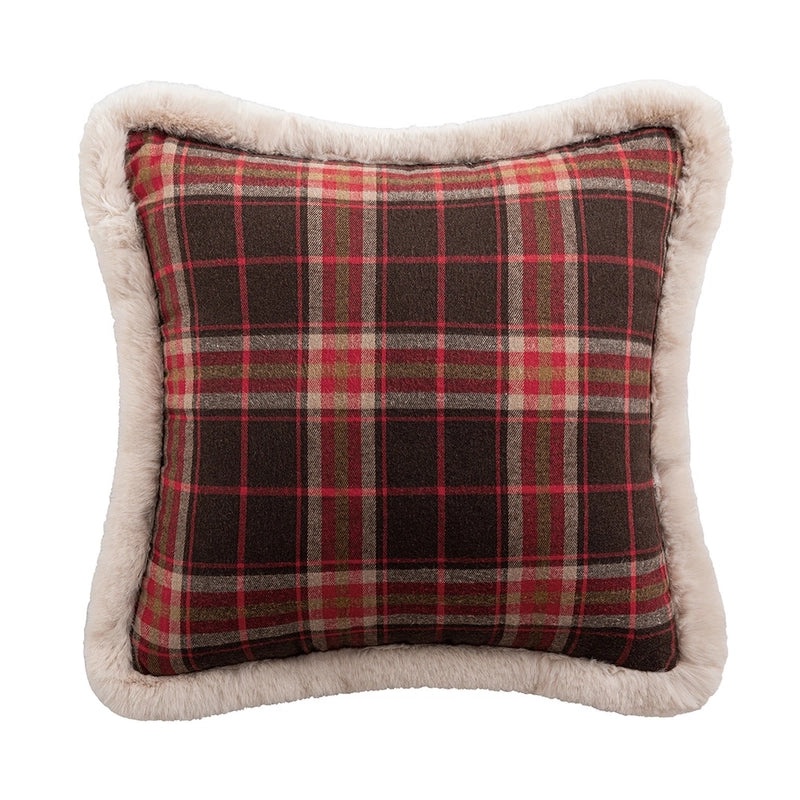 Elegant Plaid Polyester Throw Pillow Cover for Couch and Sofa Decor|Home Decor & Cushion Covers