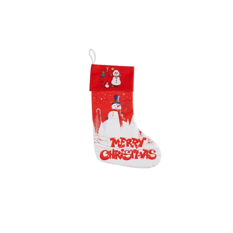 Christmas Holiday Socks 300g Cotton Linen Kids Gift Bags Festive Decorations | Holiday Accessories