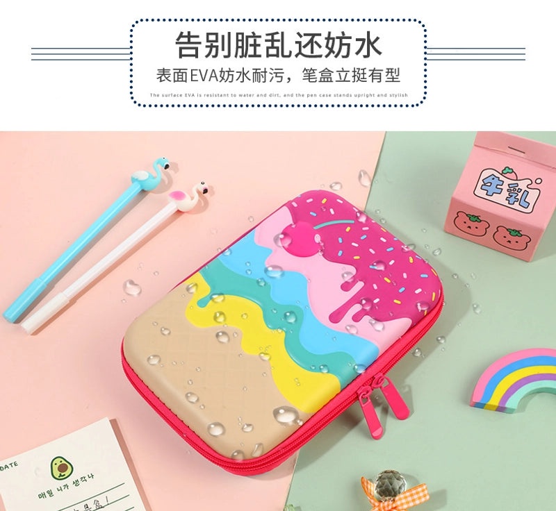 Cute EVA PU Cartoon Pencil Case for School Supplies | School Stationery