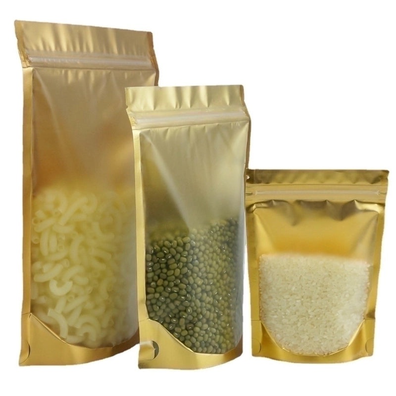 Minimalist Solid Color Plastic Food Storage Bags 100pcs | Kitchen Storage & Organization