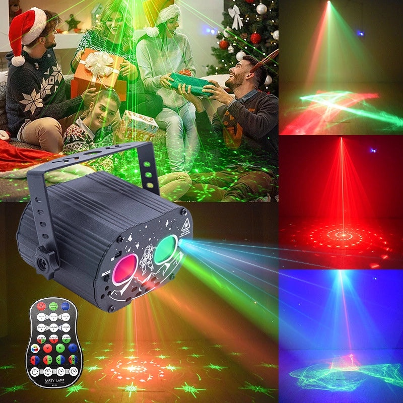 Aurora Borealis Laser Stage Light with Sound Control and Remote | Party & Disco Lighting