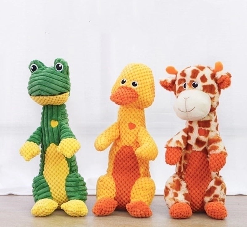 Adorable Stuffed Dinosaur and Lion Plush Toys for Pets|Pet Toys & Accessories