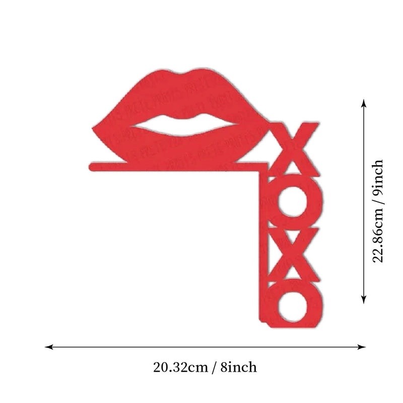 Minimalist Heart Letter Wood Door Frame Wall Art for Valentine's Day | Home Decor